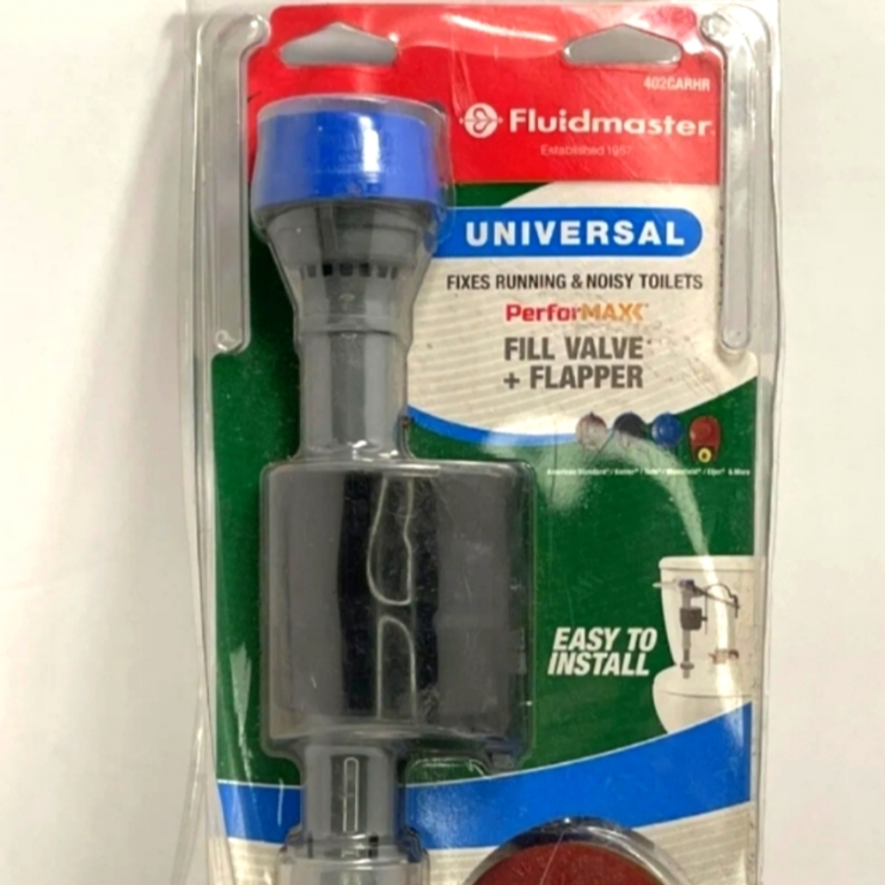 Fluidmaster Universal PerforMAX Fill Valve + 2" Flapper - 402CARHR. - Picture 2 of 6